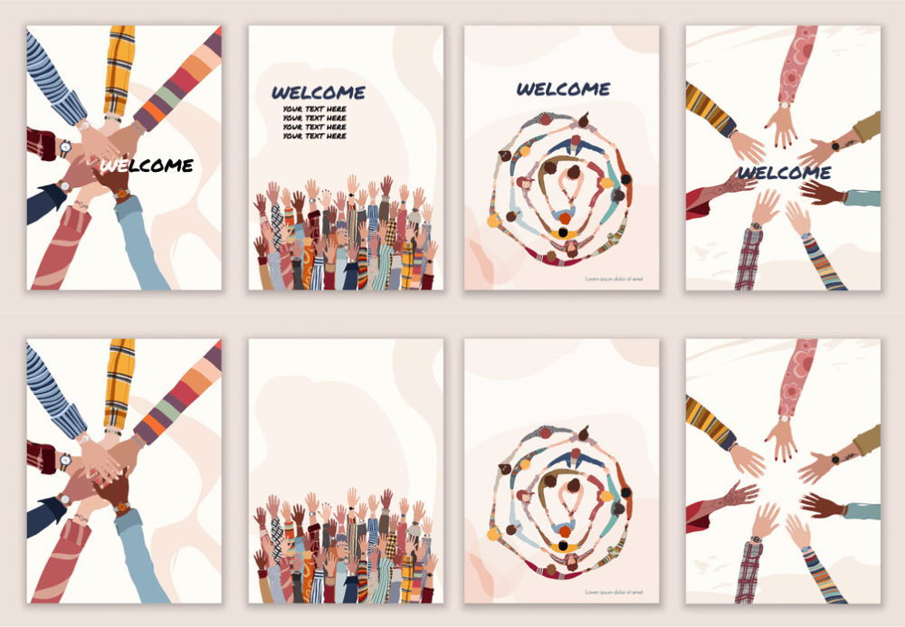 海報設計範本37-歡迎海報設計範本