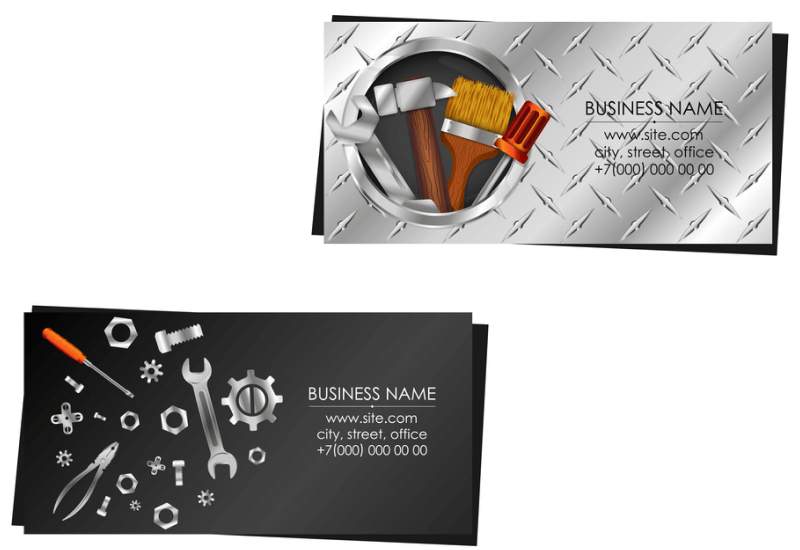 個人水電名片範本-iStock