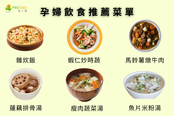 孕婦飲食菜單（食譜）
