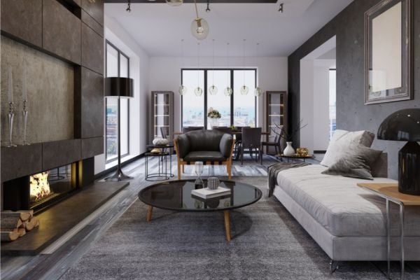 現代風小坪數客廳-開放式設計