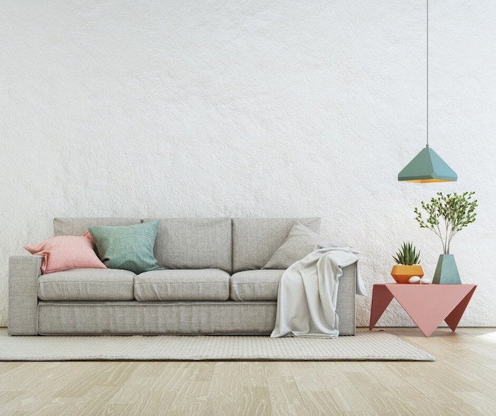 不規則批土白牆