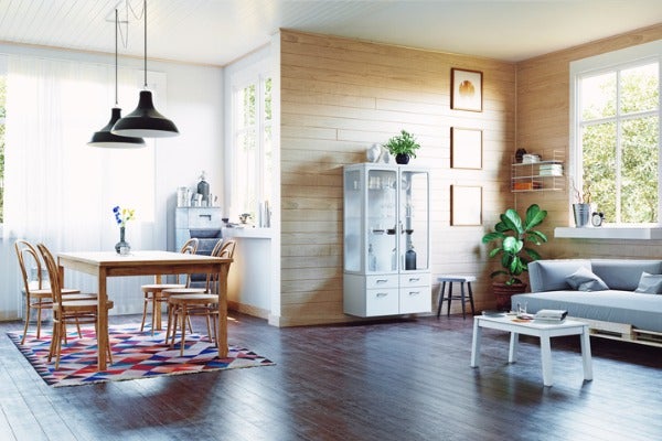 鄉村風透天客廳設計範例1