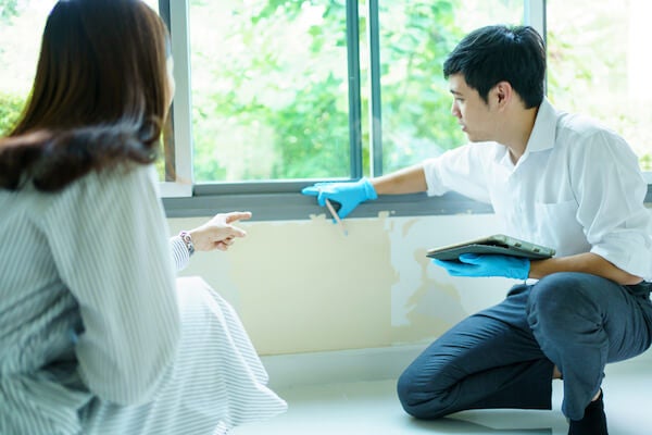 合資格人士正在進行窗戶檢驗