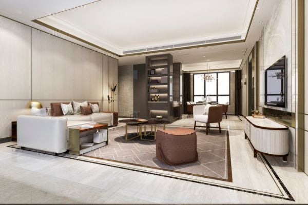 現代風客廳-開放式設計