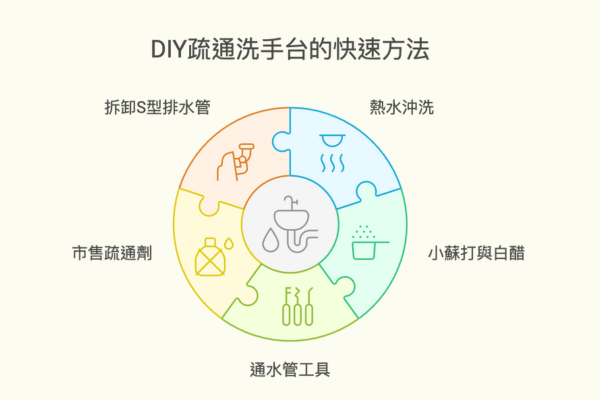 DIY疏通洗手台的快速方法