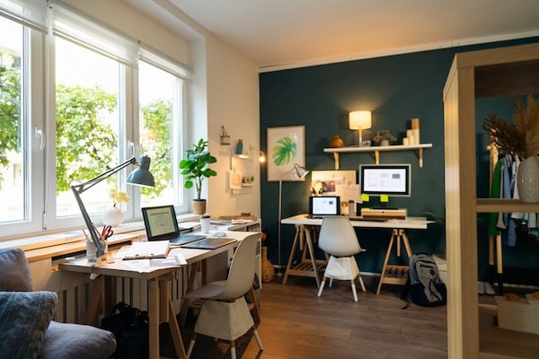 1.沒有干擾的獨立書房設計