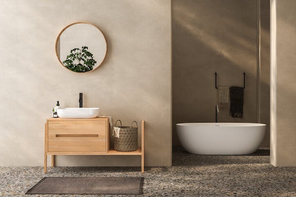 磨石子浴室地板