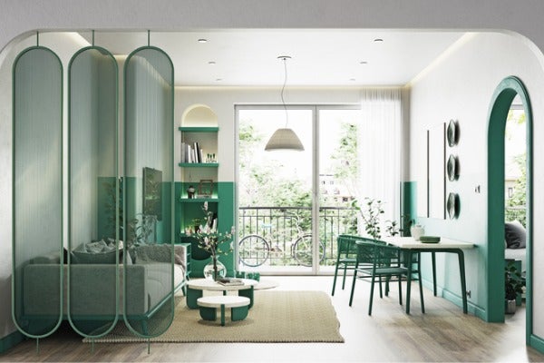 小客廳設計攻略4：使用軟裝櫃體取代實體隔間牆