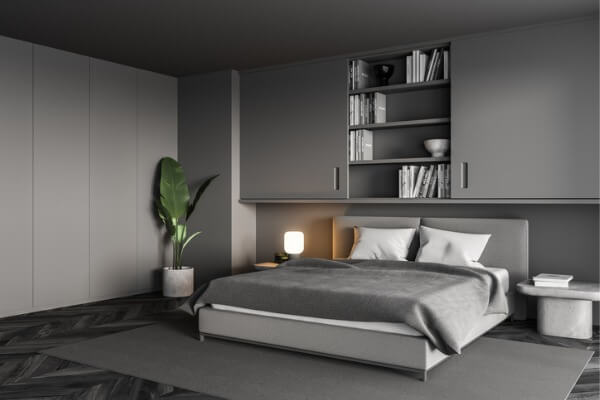 隱藏式床頭櫃設計