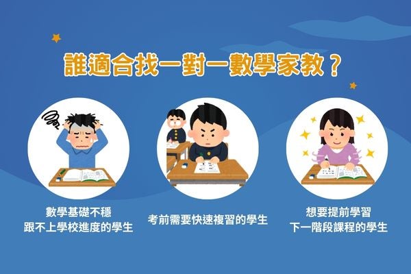 誰適合找一對一數學家教？
