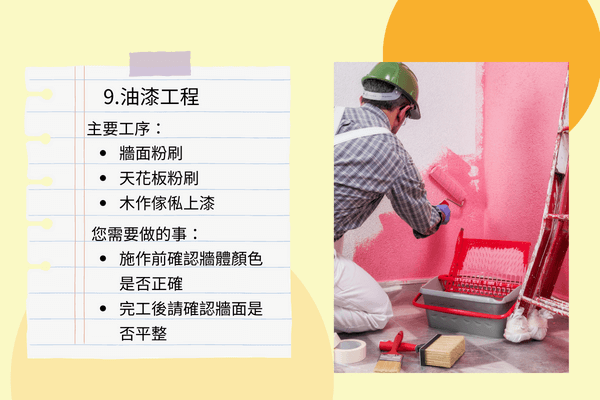 9.油漆工程
