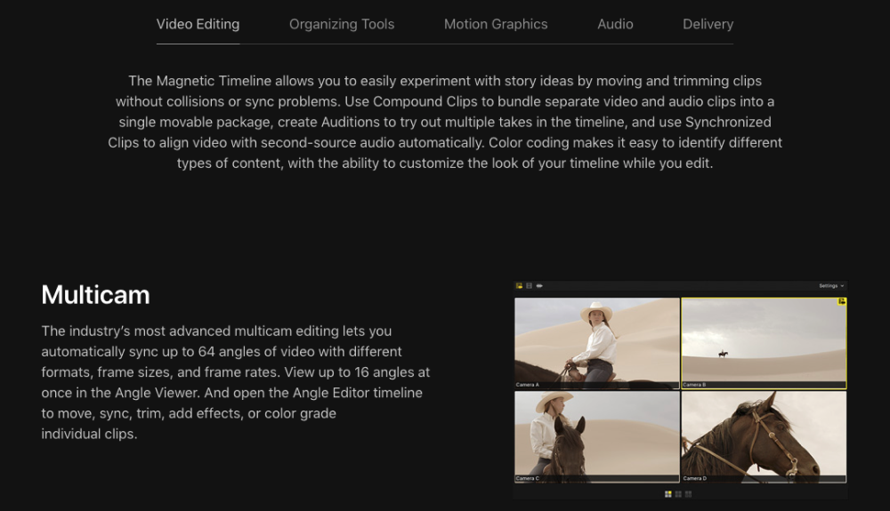 影片剪輯軟體推薦-Final Cut Pro