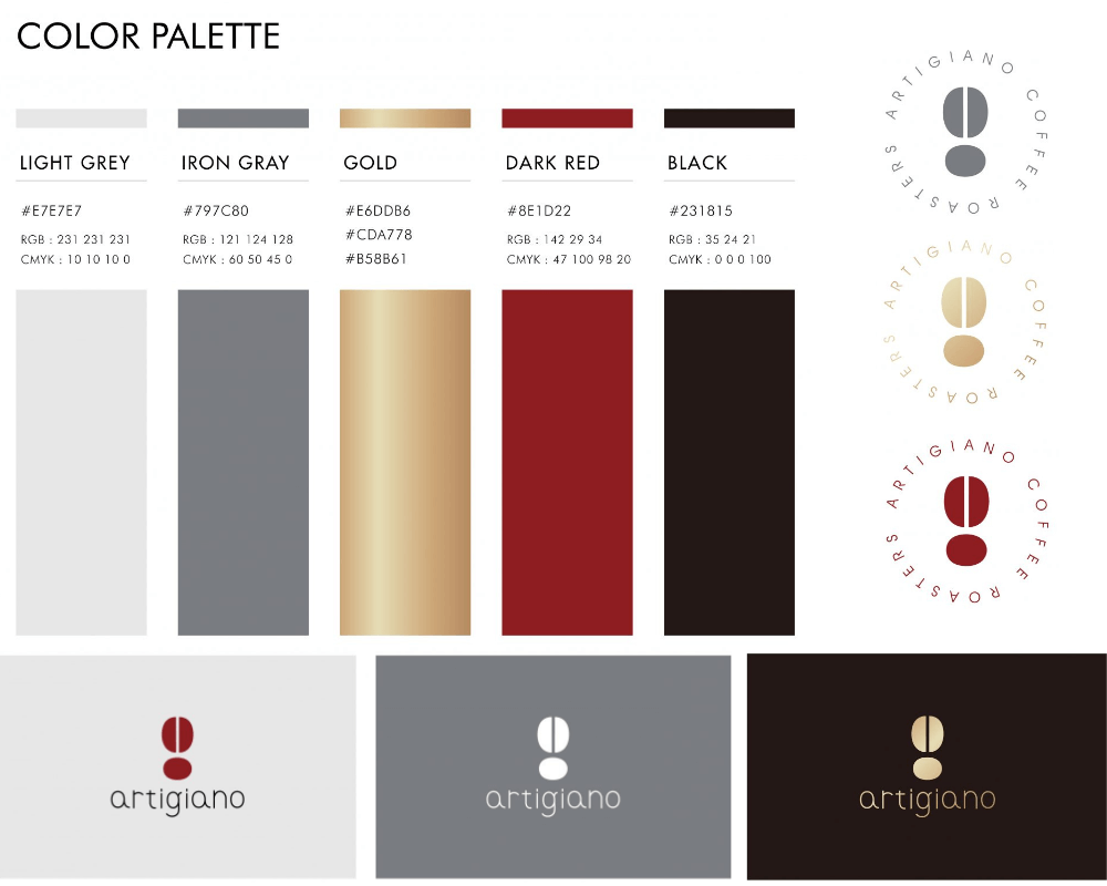 品牌顏色設計範例