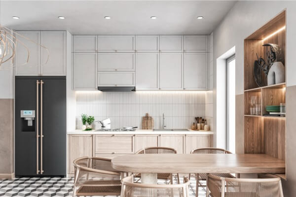 4.充足的收納空間以避免檯面過於凌亂