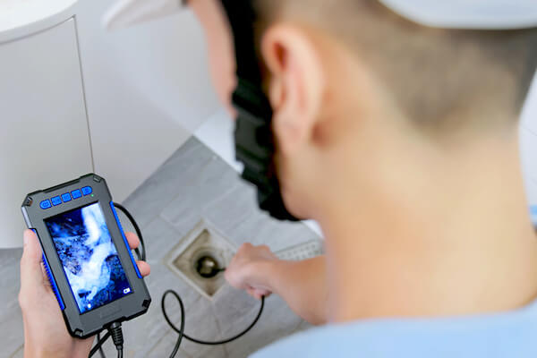 污水渠被污物淤塞