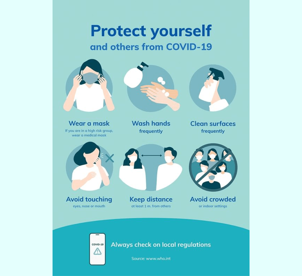 海報設計範本28-防疫海報設計