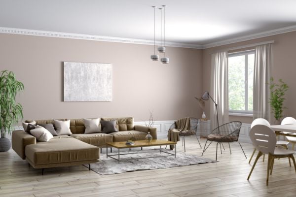 北歐風客廳範例。