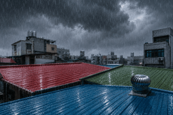 梅雨剛走颱風又來！鐵皮屋漏水怎麼辦？最新「鐵皮屋材質」大比拼：不想漏水就換這款！