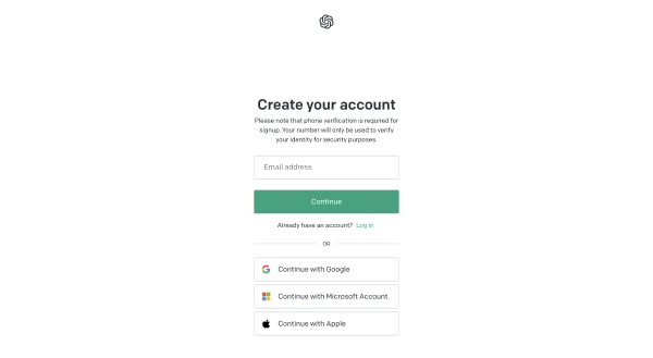 ChatGPT註冊