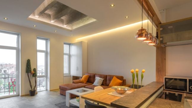 木作鏤空造型天花板工程