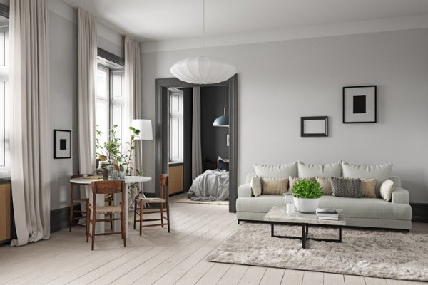 ▲保留原有的室內格局可以省下大筆拆除與清運費用