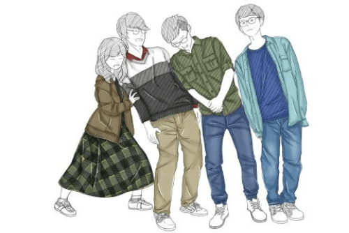 微寫實風格畢業賀圖人物插畫