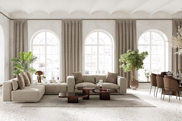 客廳磨石子地板