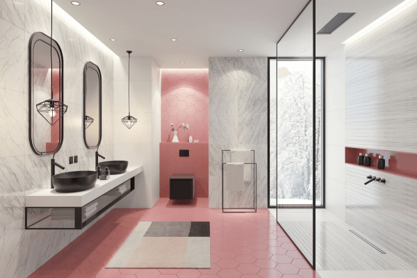 浴室石英磚地板