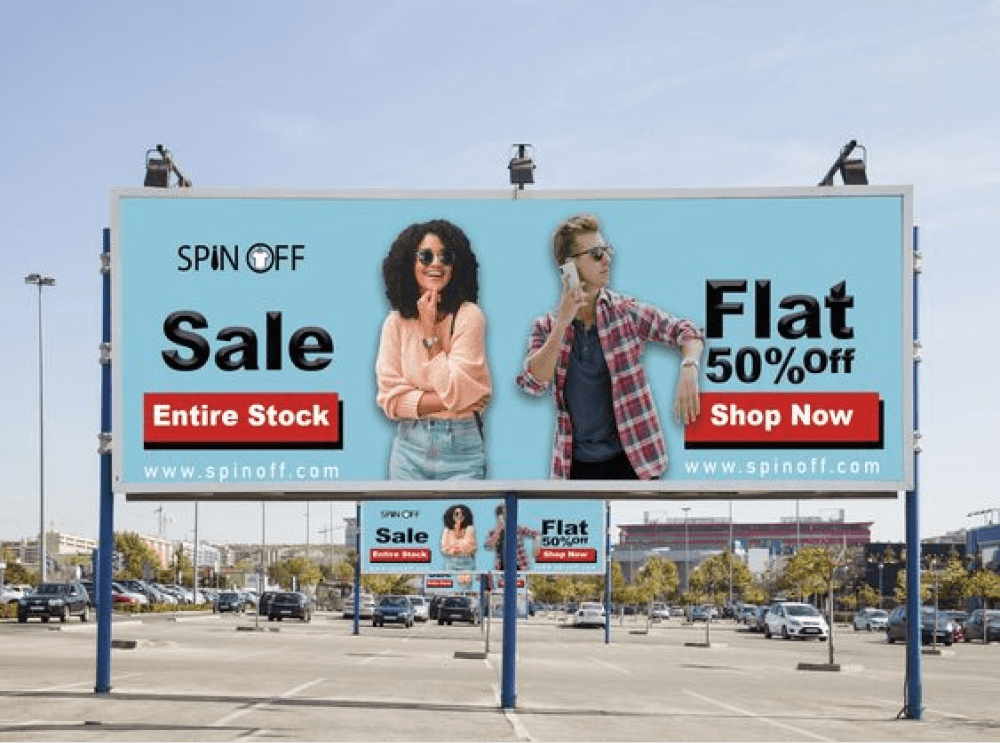 促銷廣告看板設計