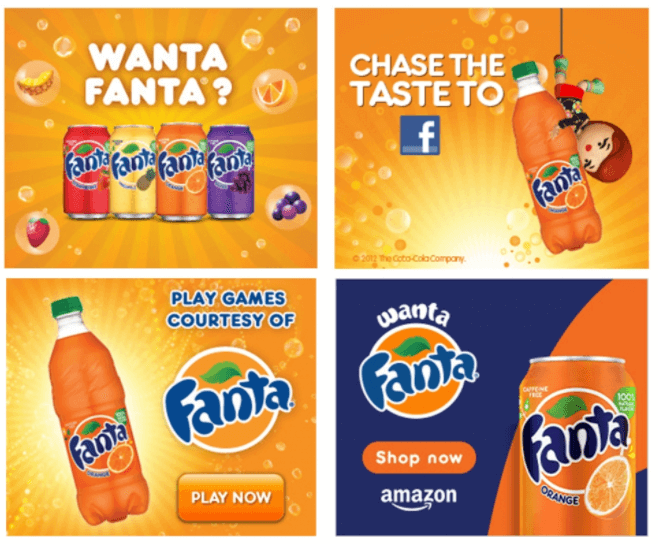 Banner廣告設計範例-橘子芬達