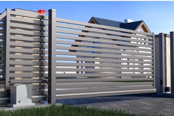 橫拉式鋁格柵大門