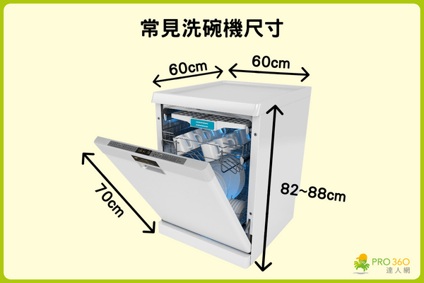 洗碗機尺寸