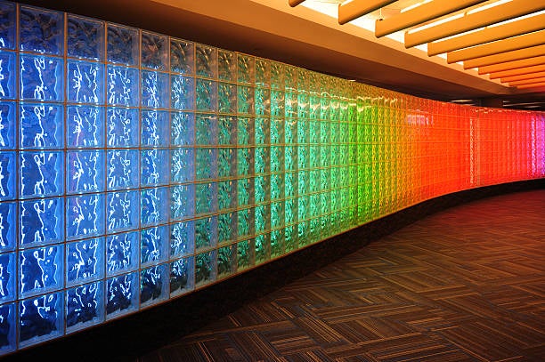 玻璃磚設計:裝飾牆2