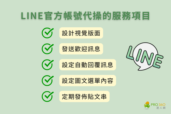 LINE官方帳號代操