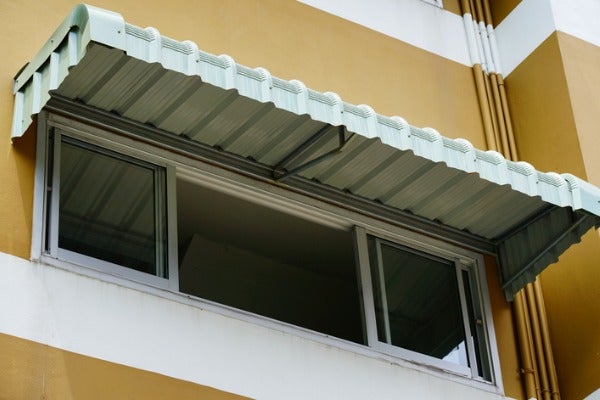 鐵皮浪板遮雨棚