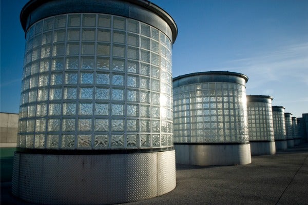 玻璃磚設計:建築物外牆1