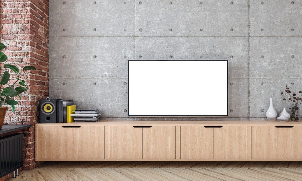 後製清水模電視牆