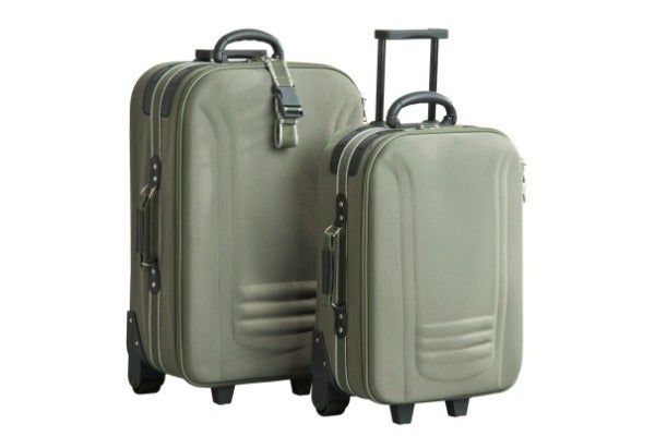 單向輪行李箱正面