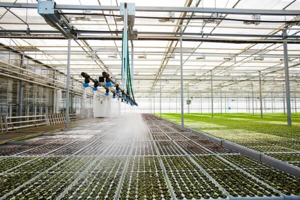 自走懸吊桿式噴灑系統