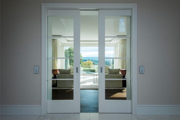 隱藏式玻璃拉門