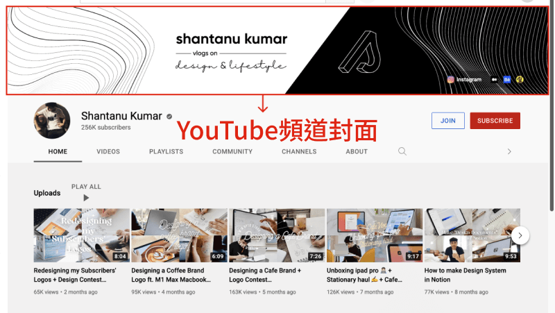 YouTube頻道封面