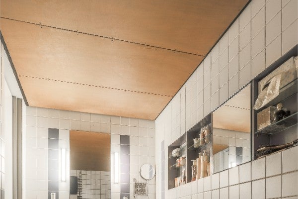 ▲浴室塑膠天花板