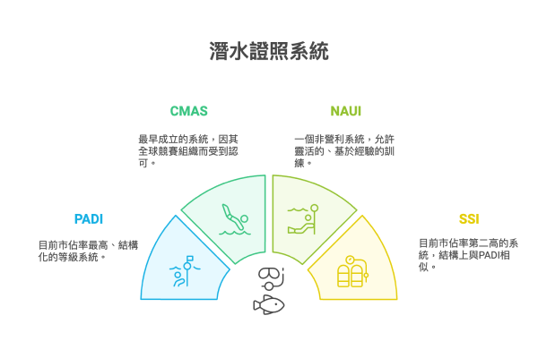 潛水證照系統介紹
