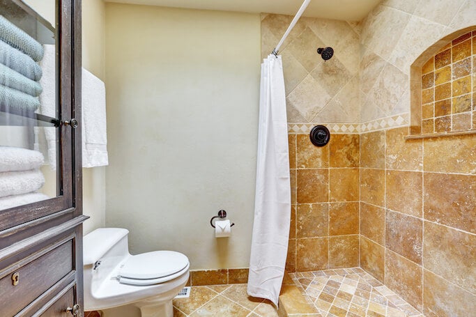 廁所復古磁磚裝潢