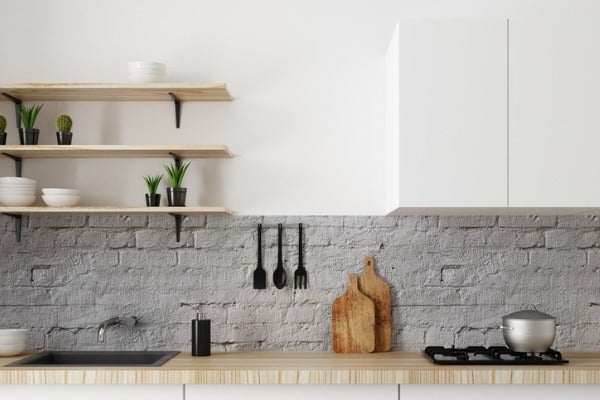 若您運算有限，可以試著用層板取代上櫃。