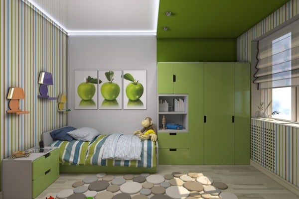 兒童房間油漆色彩實例