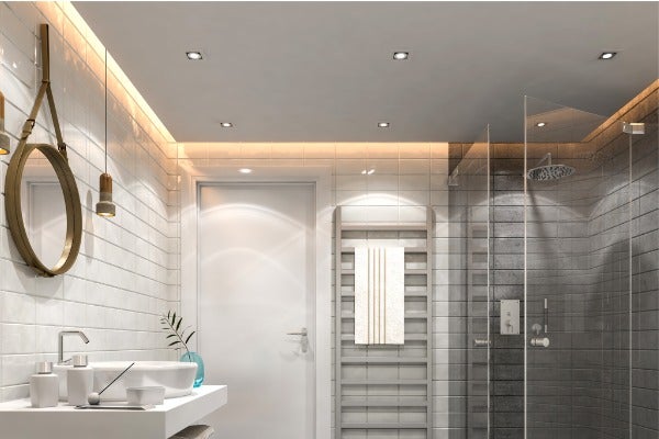 ▲浴室塑鋁板天花板