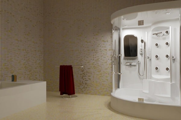 具有SPA按摩水柱功能的淋浴板