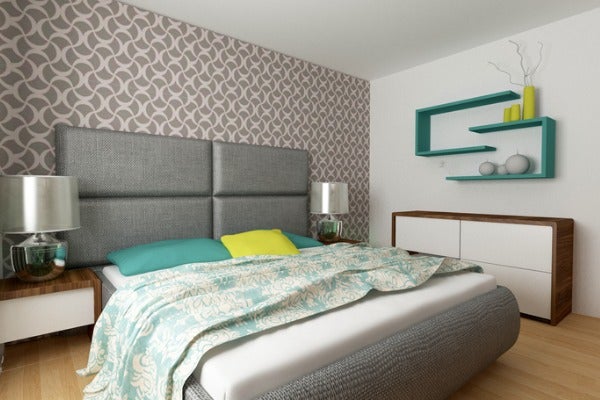 3.貼壁紙增添房間趣味