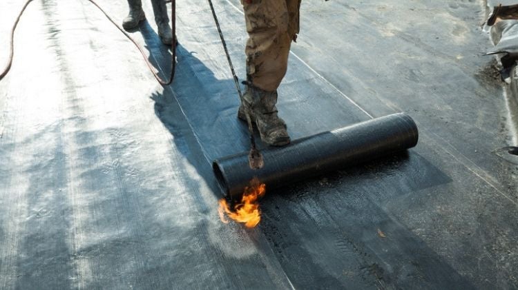 防水毯施工價格：鋪熱熔式防水毯